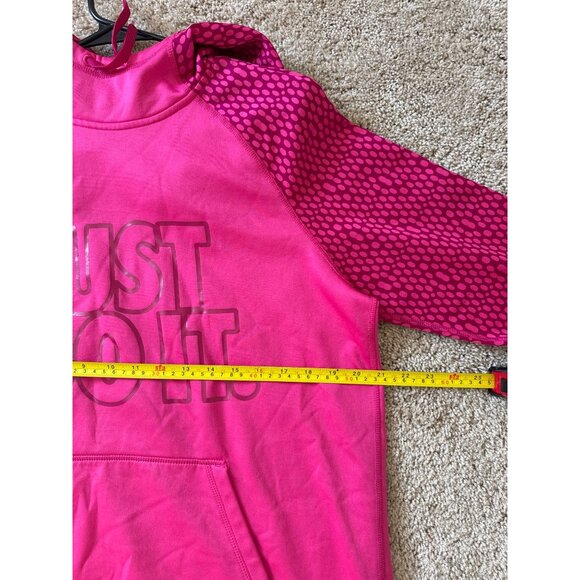 Nike Women's Therma-fit Pink Just Do It Sweater Camouflage Size L Activewear - Picture 4 of 5